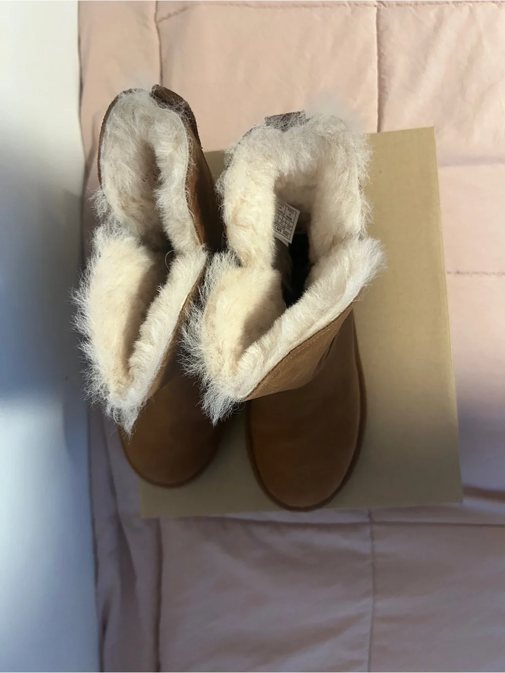 UGG Women's Renley II Chestnut Suede Buckle Boots Size 7 - Picture 5 of 7